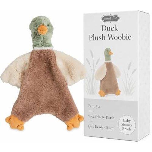 Mud Pie Duck Plush Woobie and Duck Stuffy