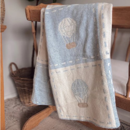 Up and Away Knitted Blanket (preorder) – Pop Ya Tot