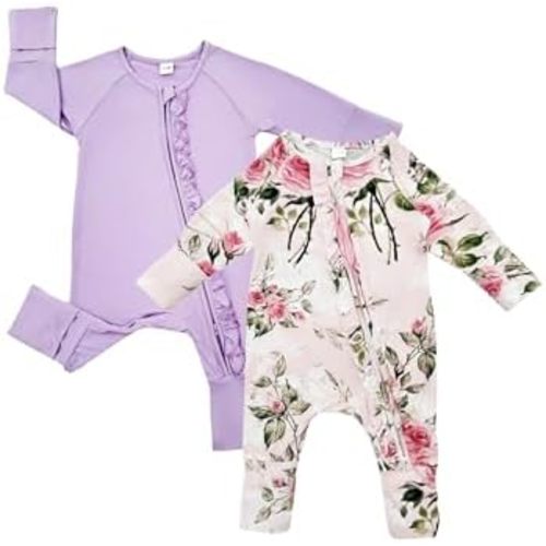Bow Dream Bamboo Rayon Baby Pajamas Infant Sleepers Newborn Girl Boy Clothes Rompers Jumpsuit Outfit