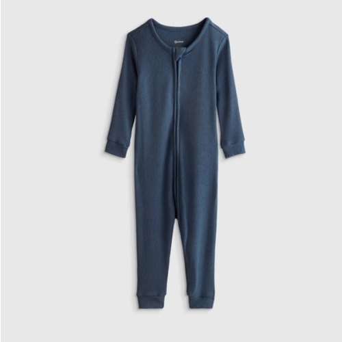 Softest Rib One Piece  in Deep Sea Blue