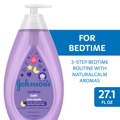 Johnson's Bedtime Bath Body Wash for Baby and Toddler with Calming Aromas, 27.1 fl oz