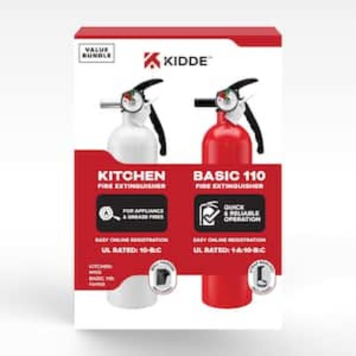 Residential and Kitchen (1-A:10-B:C) Class ABC and Class BC 2.5 lbs. Fire Extinguisher (2-Pack) 21030930
