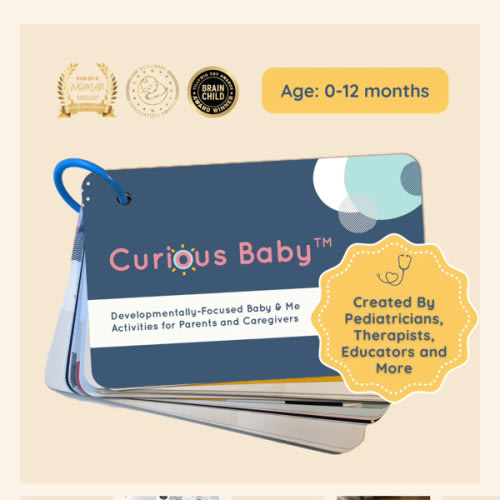 Infant Learning Cards - Curious Baby™ Activity Cards – Curious Baby Cards