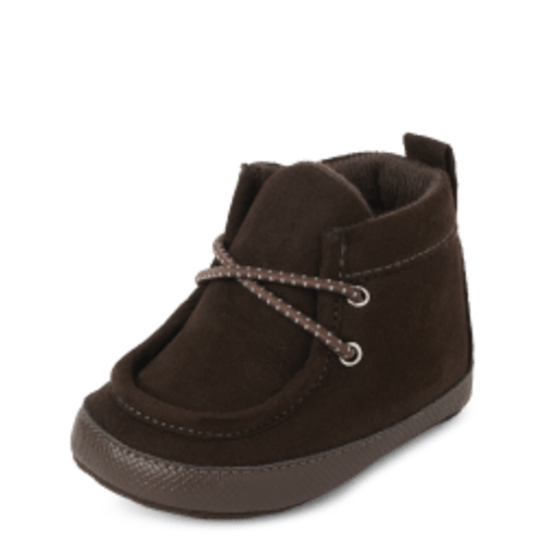 Baby Boys Cord Faux Suede Boots