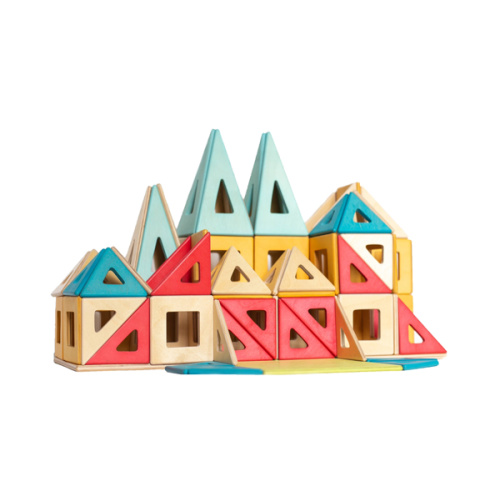 Big Future Toys - Earthtiles - Wooden Magnetic Tiles (Colors) – Dustmade Studio