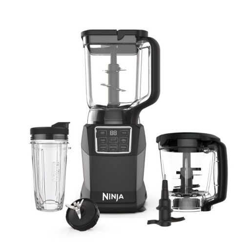 Ninja Kitchen System with Auto IQ Boost and 7-Speed Blender: Food Processor, 72 oz Capacity, Stainless Steel Blades, 1-Year Warranty