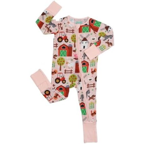 Bamboo Viscose Baby Pajamas - Infant One Piece Footless Romper Baby Boys Girls Jumpsuits Clothes