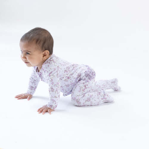 2 Way Ruffle Zipper Footie