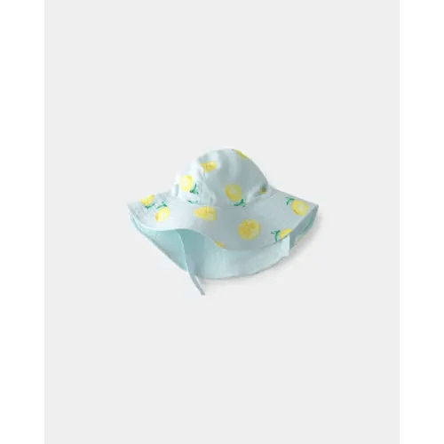 Baby Girl Reversible Lemon Swim Hat - Blue | Carter's