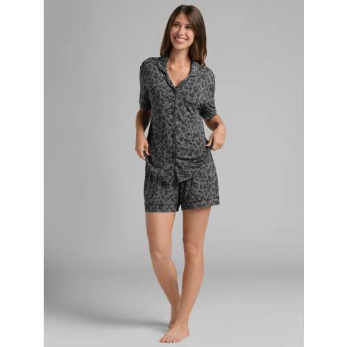 Luna Lounge Short Sleeve Short PJ Set — Comfrt