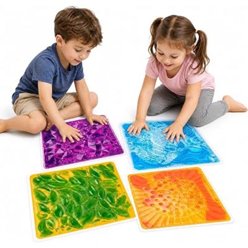 edusense 3D Liquid Motion Floor Tiles, 4 Tiles Set