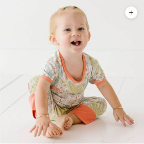 Prickly Petals Short Long Romper