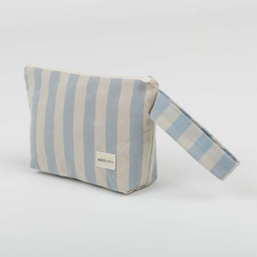Diaper Bag Blue + Sand · Minicoton