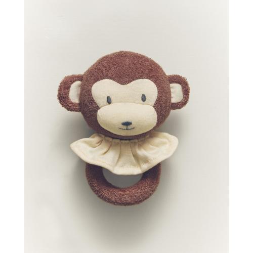 MONKEY BABY PLUSH TOY RATTLE | Zara Home United States of America