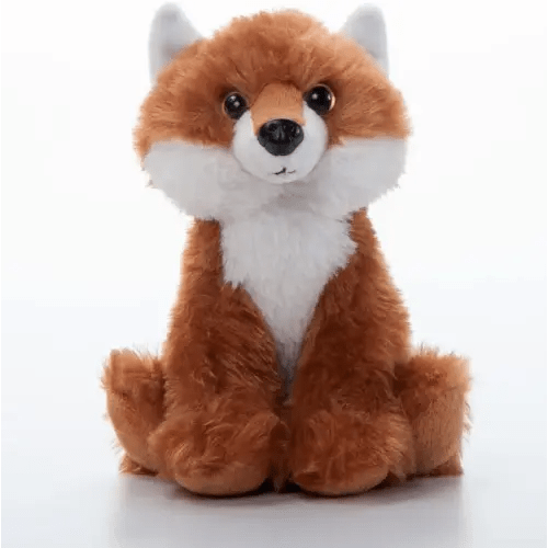The Petting Zoo Fox Stuffed Animal Plushie, Gifts for Kids, Wild Onez Babiez Zoo Animals, Fox Plush Toy 6 inches