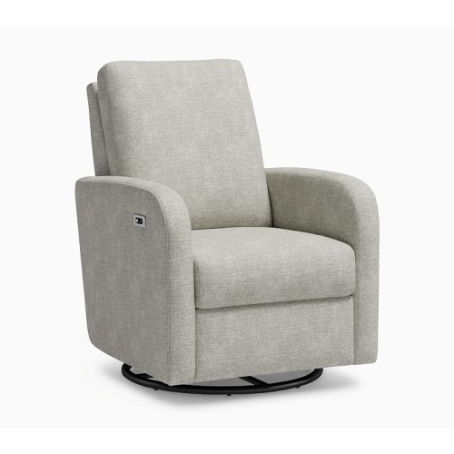 Harper Power Recliner Performance Basketweave Slub Ash