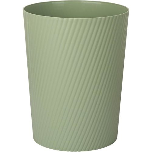 UUJOLY Small Trash Can Wastebasket Garbage Can Container Bins for Bathrooms, Laundry Room, Kitchens, Offices, Kids Rooms, Dorms (Mint Green)