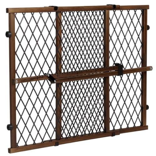 Evenflo Position & Lock Baby Gate, Pressure-Mounted, Farmhouse Collection