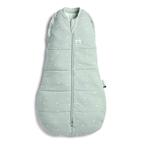 ergoPouch Cocoon Swaddle Sleep Sack, Newborn, 2.5 TOG, Sage | Better Sleep for Baby, Gentle Snug Fit Helps Calm Startle Reflex, Made for Arms In/Out Sleeping, Soft Breathable Fabric