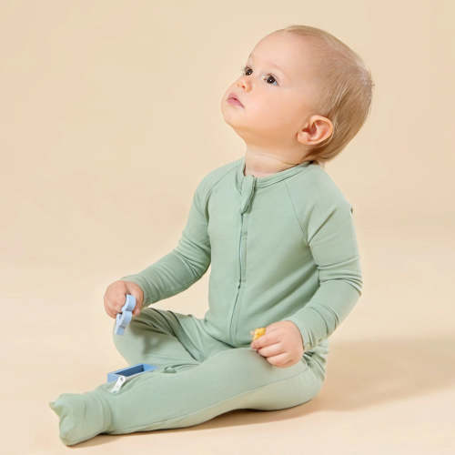 Baby Cotton Pajamas Green, 3 Pack – Yoofoss