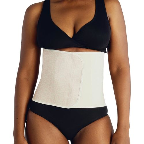 Belly Bandit Original Postpartum Belly Wrap - Adjustable Compression Abdominal Binder for Recovery - Supports Core, Waist, Back After Childbirth - Eases Discomfort, Promotes Movement