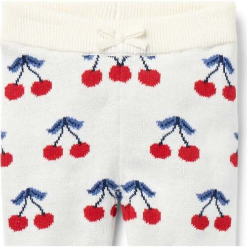 Baby Cherry Sweater Pant, White - Janie and Jack | Maisonette