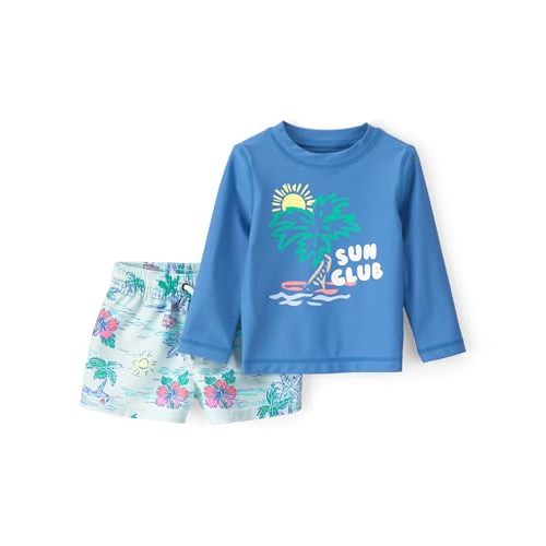 Carter's Baby Boys' 2-piece Rashguard Trunk Set