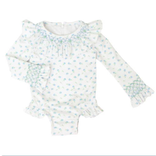 Coastal Blooms | Long Sleeve One Piece – Baby Dunn