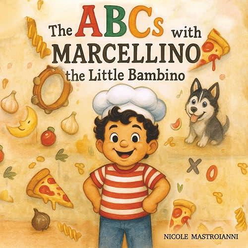 The ABCs with Marcellino the Little Bambino Paperback – Large Print, August 19, 2025