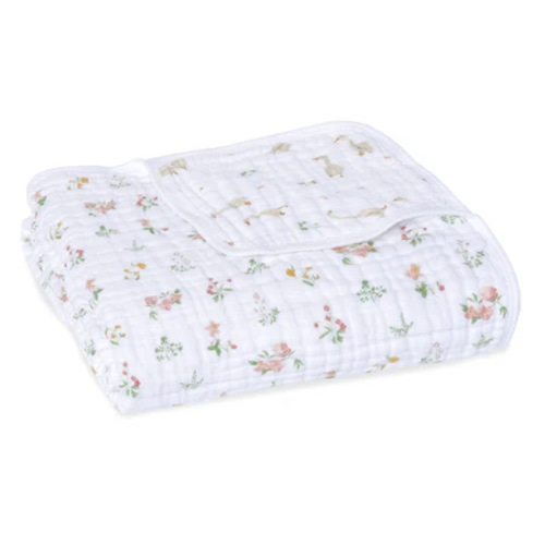 Country Floral Essentials Cotton Blanket | aden + anais