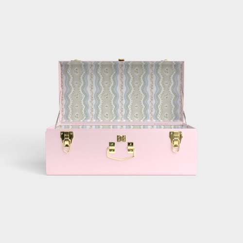 Petite Trunk - Pink - Kent Street in Multi / Embroidery
