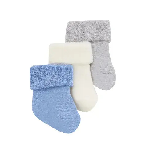 Bonds Newborn Wondersock 3 Pack Blue | Baby Bunting AU