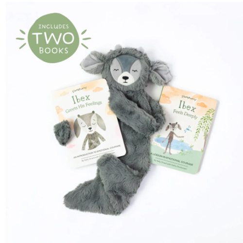 Ibex Plush & Children's Emotional Courage Books | Slumberkins
