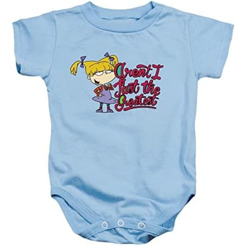 LOGOVISION Rugrats Angelica aren't I Just The Greatest Unisex Infant Snap Suit for Baby