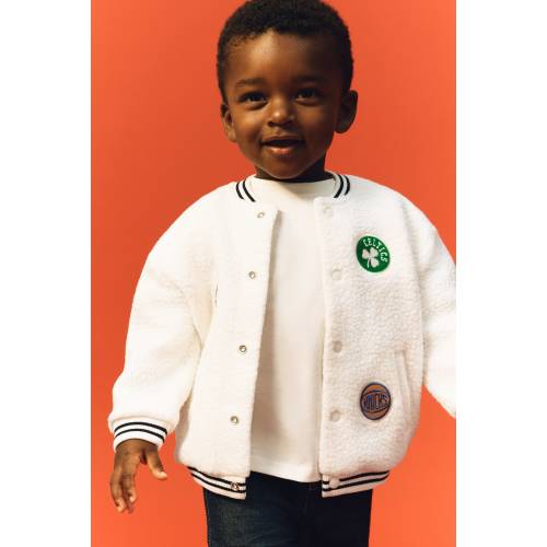 PATCH-DETAIL BASEBALL JACKET