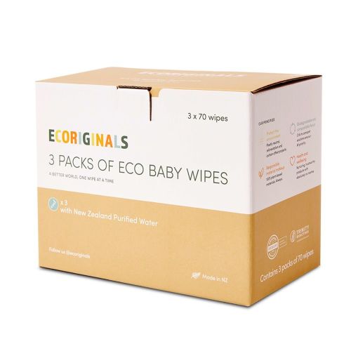 Ecoriginals Wipes with Purified New Zealand Water 210 Pack
