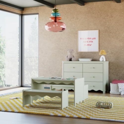 Storkcraft Casablanca Kids Table and Bench Set