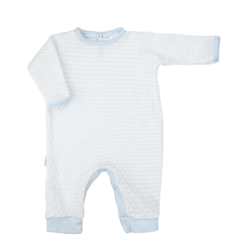 Paty Knit Romper with Pima Binding #366LSJ