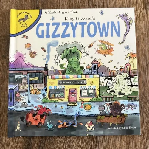 King Gizzard's Gizzytown 8 x 8 Book — SHAN HORAN