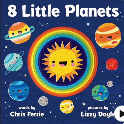8 Little Planets: A Solar System Book for Kids with Unique Planet Cutouts
