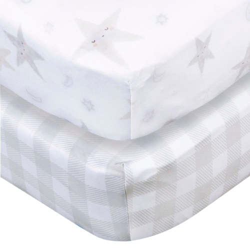 2-Pack Neutral Celestial Stretchy Crib Sheets – Gerber Childrenswear
