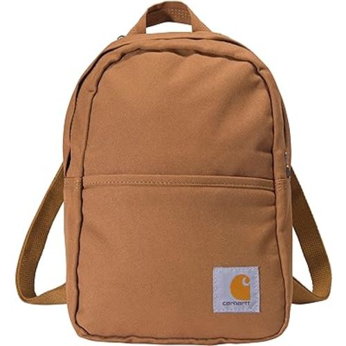 Carhartt Classic Mini Backpack, Durable, Water-Resistant Backpack with Adjustable Shoulder Straps, Carhartt Brown