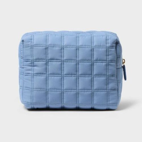 Sonia Kashuk™ Medium Loaf Makeup Bag - Blue Quilted