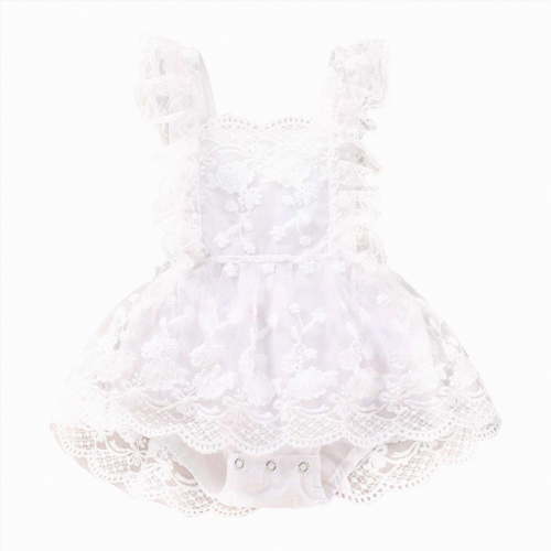 TOWED22 Baby Boy Girl First Birthday Outfit Sleeveless Sweet One Print Romper Bodysuit Cute 1st Cake Smash Outfit White,0-3 M