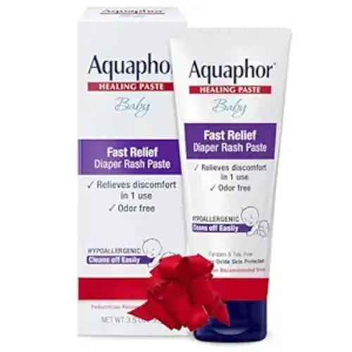 Aquaphor Baby Diaper Rash Paste - For Serious Diaper Rash and Flare-ups - 3.5 Oz. Tube