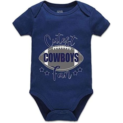 Cutest Cowboys Fan Baby Boy Girl Onesie Newborn Romper