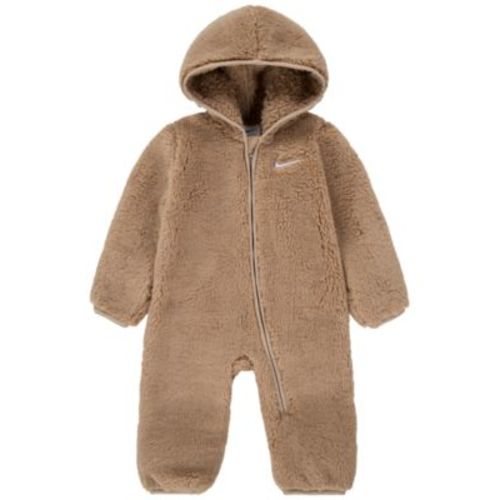 Baby Boys and Girls Hooded Sherpa Coverall