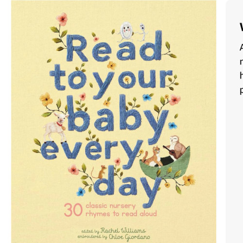 Read to Your Baby Every Day: 30 classic nursery rhymes to read aloud (Stitched Storytime, 1)
