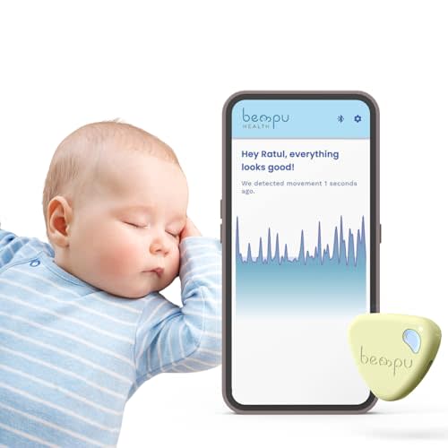 Baby Movement Monitor - Sleep Monitor with Gentle Vibration Alerts | Peace of Mind for Parents - Portable - Easy Clip-On Baby Safe Design