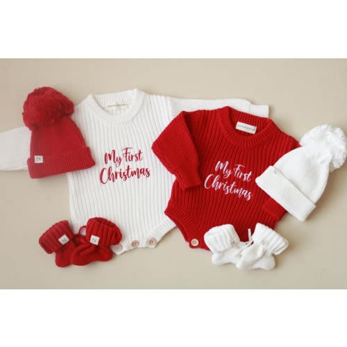 My first Christmas Romper First Christmas Outfit Baby First Christmas Hospital Newborn Outfits